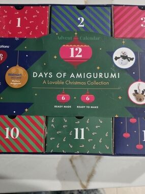 Red Heart Yarnspirations 12 Days of Amigurumi Advent Calendar, a craft kit